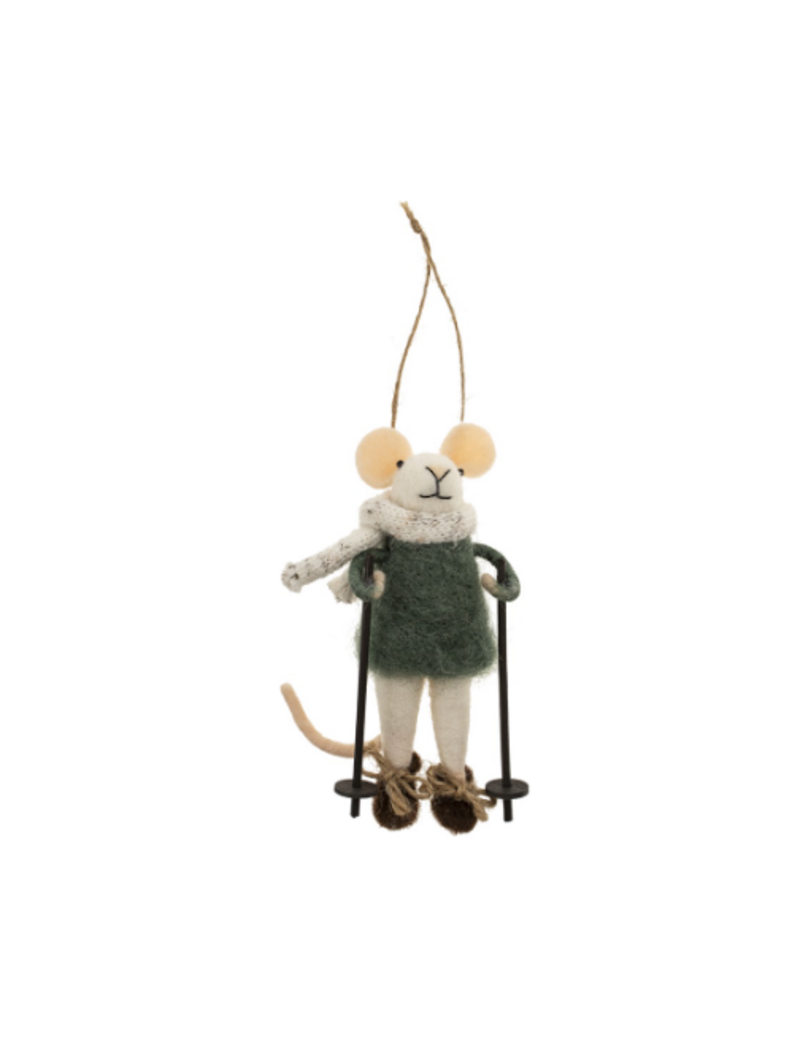 Snowshoe Silas Mouse Ornament