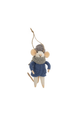 Cozy Cora Mouse Ornament