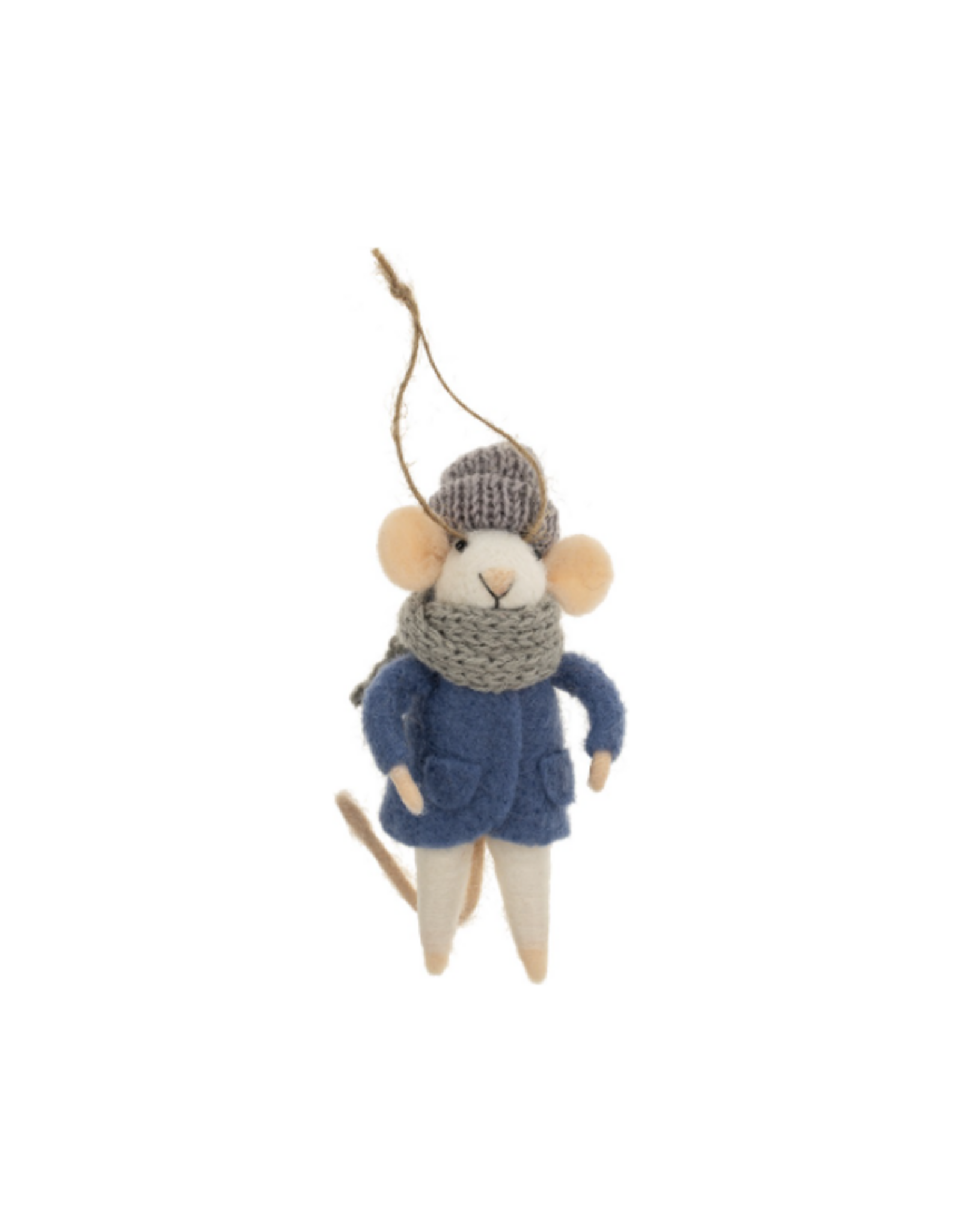 Cozy Cora Mouse Ornament