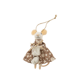Knitting Nora Mouse Ornament