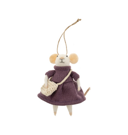 Craft Fair Carla Mouse Ornament