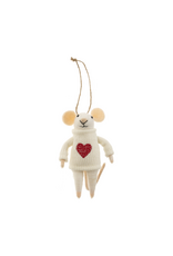 Happy Heart Mouse Ornament