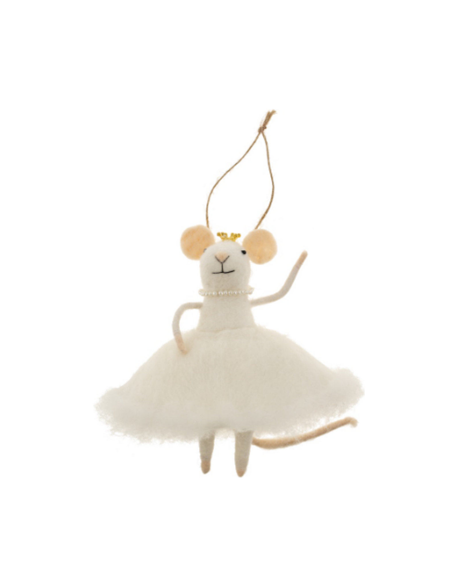 Snow Princess Mouse Ornament