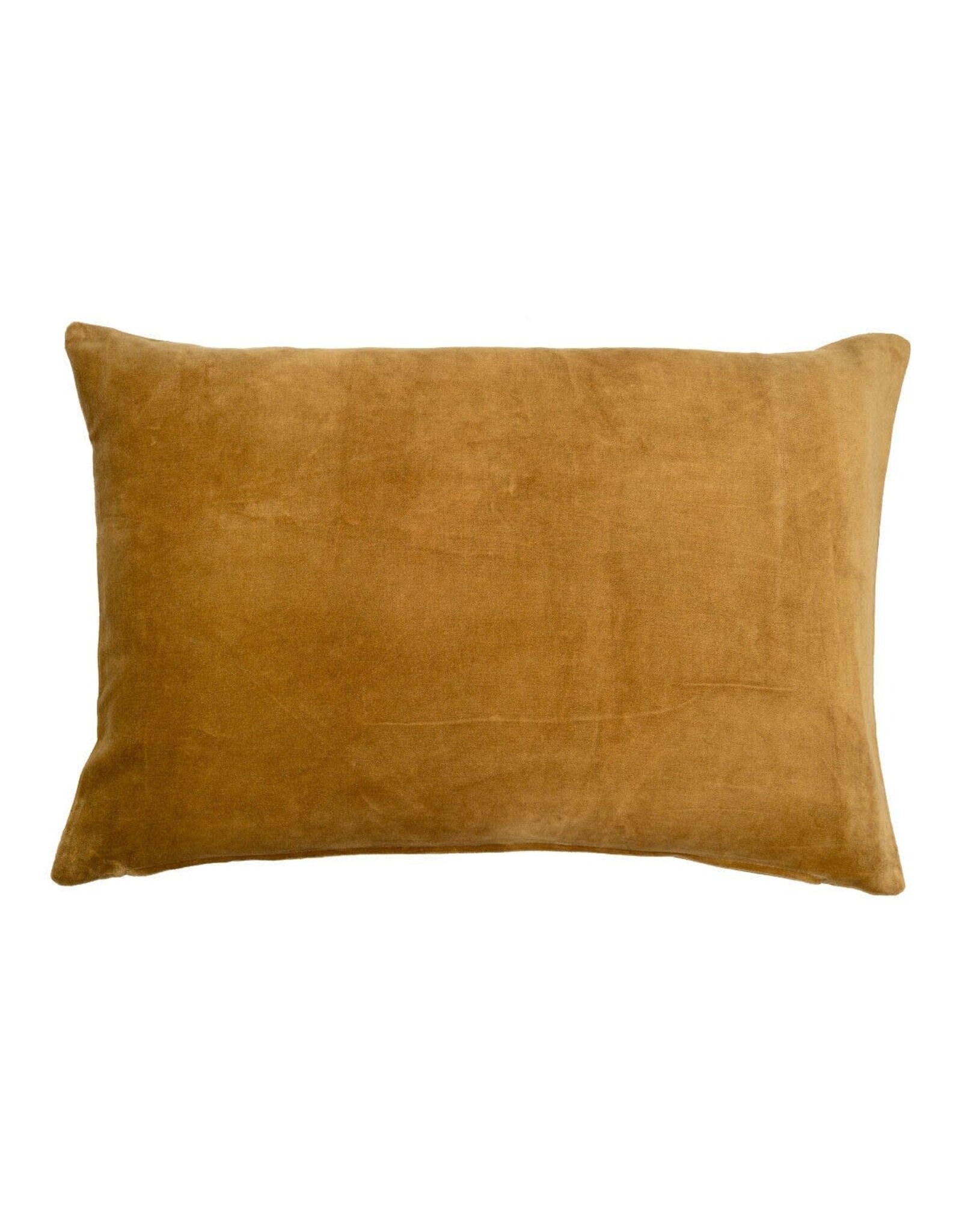 Vera Velvet Pillow - 16 x 24 - Camel