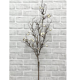 Tri W Imports Matt White Twiggy Berry Spray - 35"