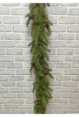 Tri W Imports Balsam Fir Garland w Pinecones - 72"
