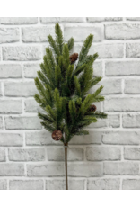 Tri W Imports Spruce Spray w Pinecones - 30.5"