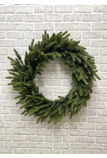 Tri W Imports Fresh Touch Spruce Wreath - 24"