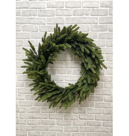 Tri W Imports Fresh Touch Spruce Wreath - 24"