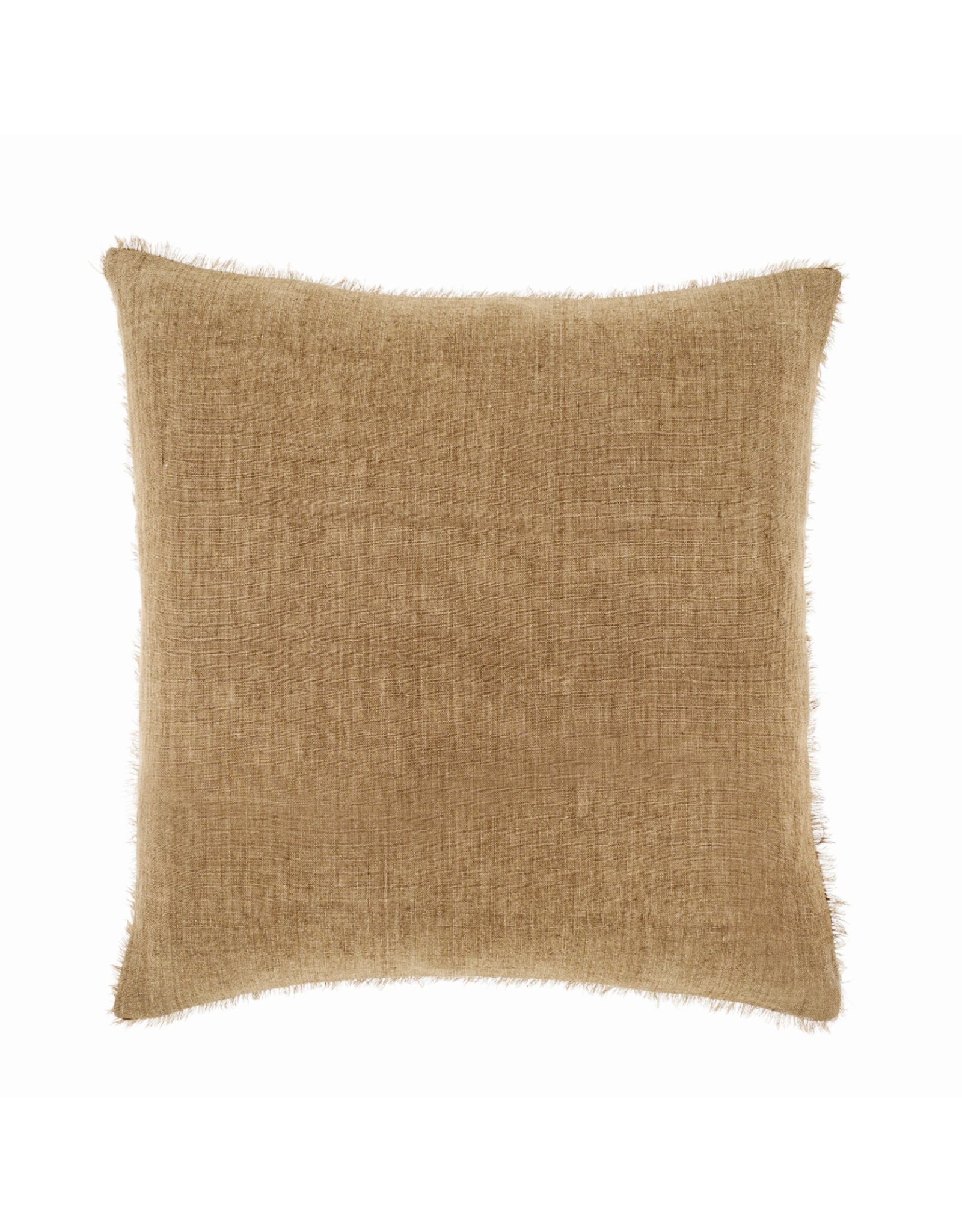 Lina Linen Pillow - Hazelnut - 20 x 20