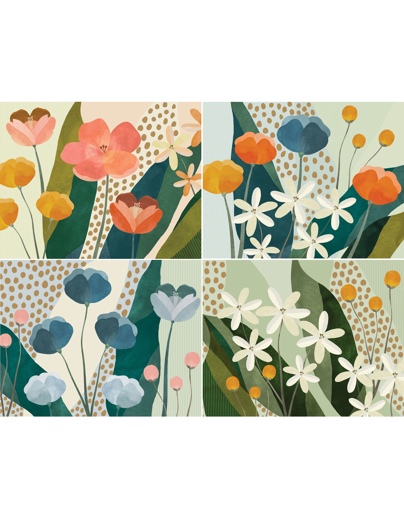 Floral Premium Note Cards