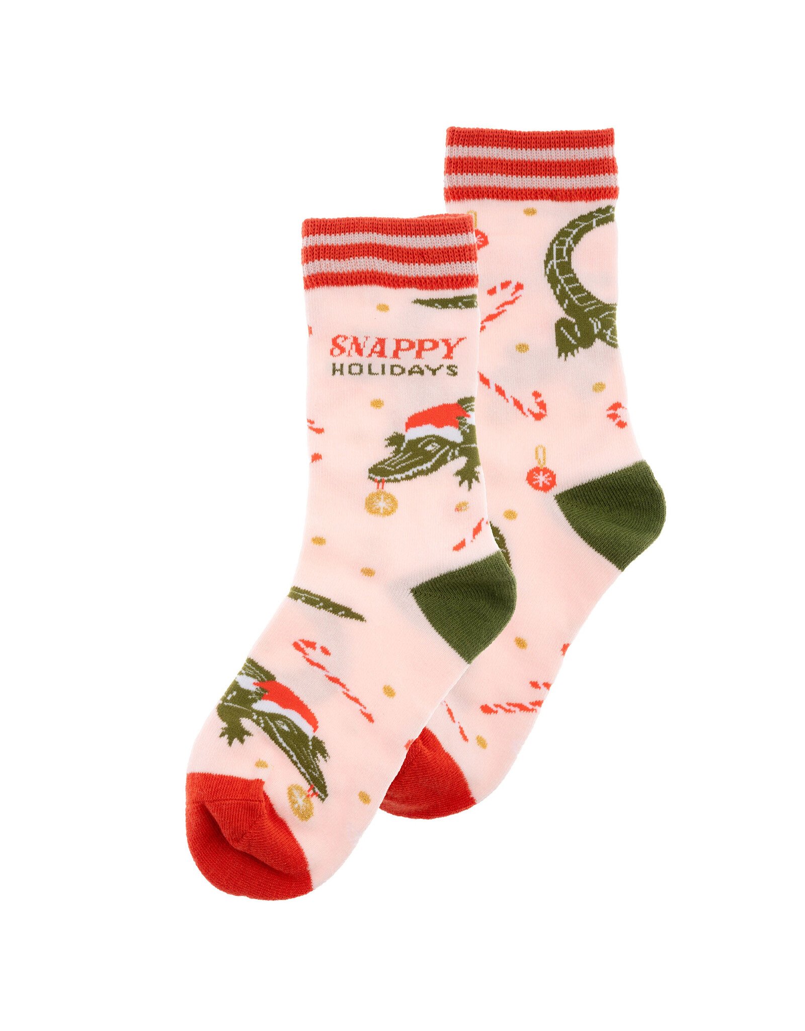 Holiday Socks Alligator