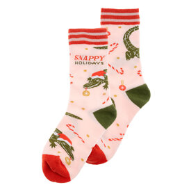 Holiday Socks Alligator