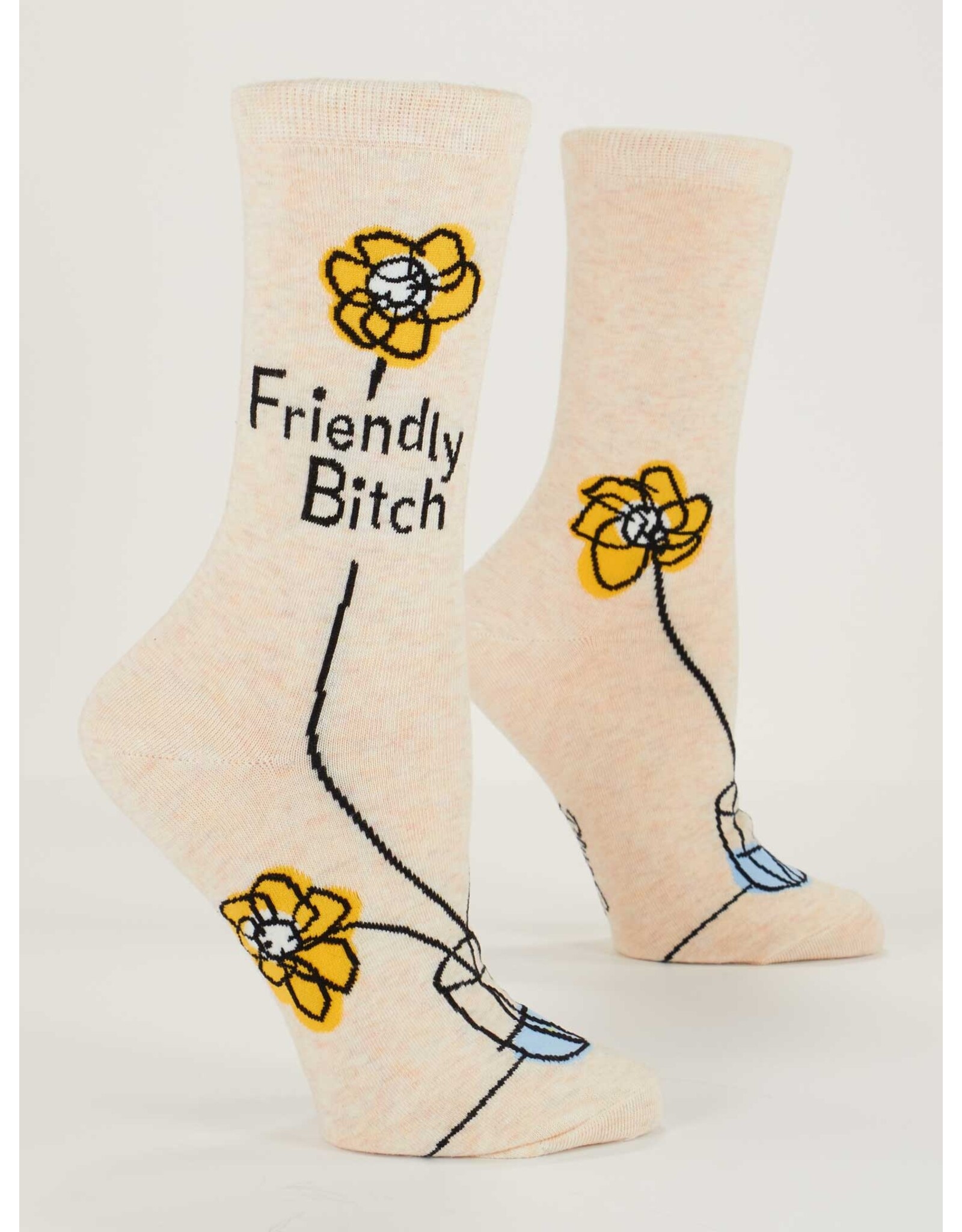 BQ Ladies Sassy Socks - Friendly Bitch