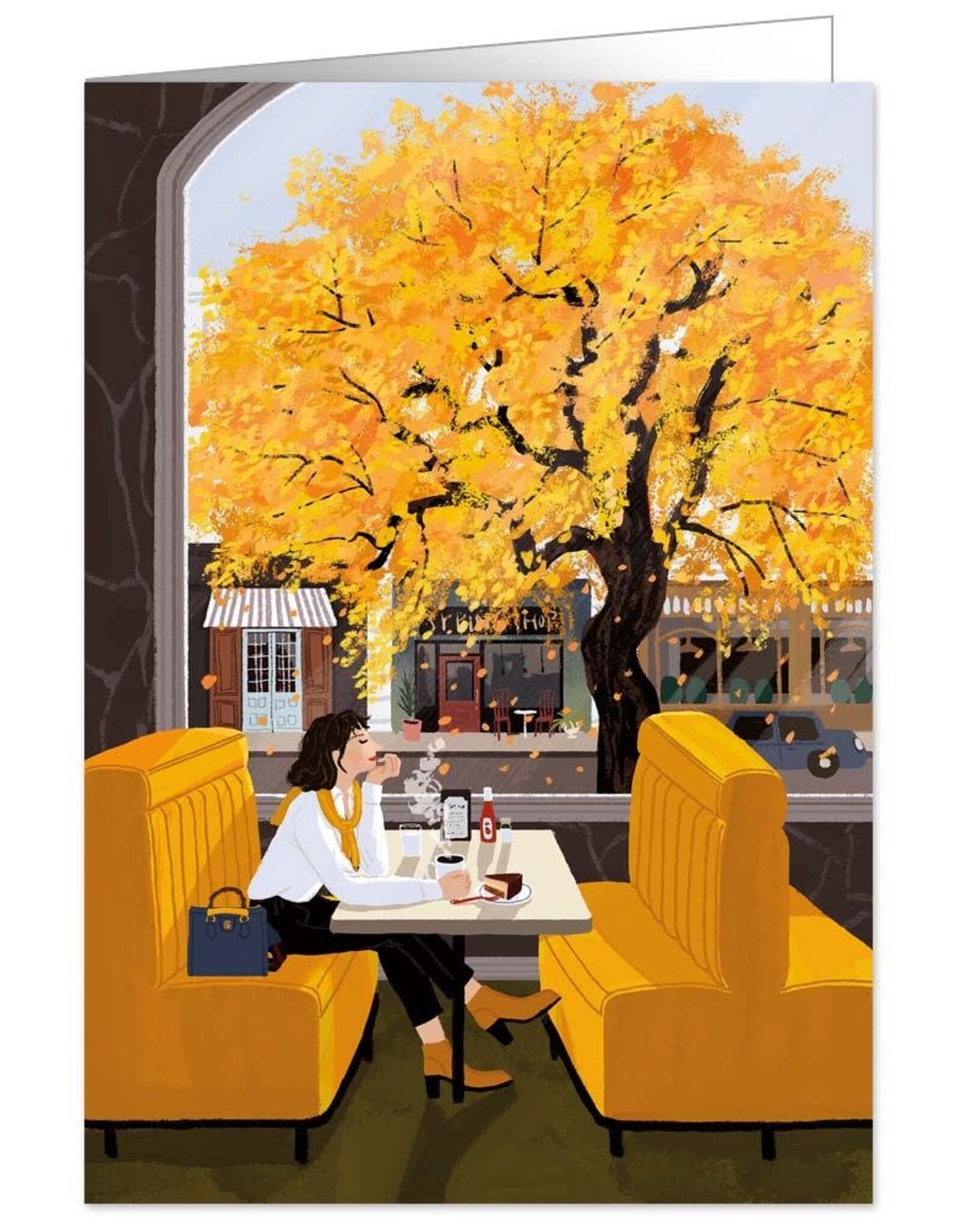 Just Because - Girl At Restaurant