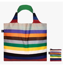 Loqi Packable Tote -  Lottery Stripes