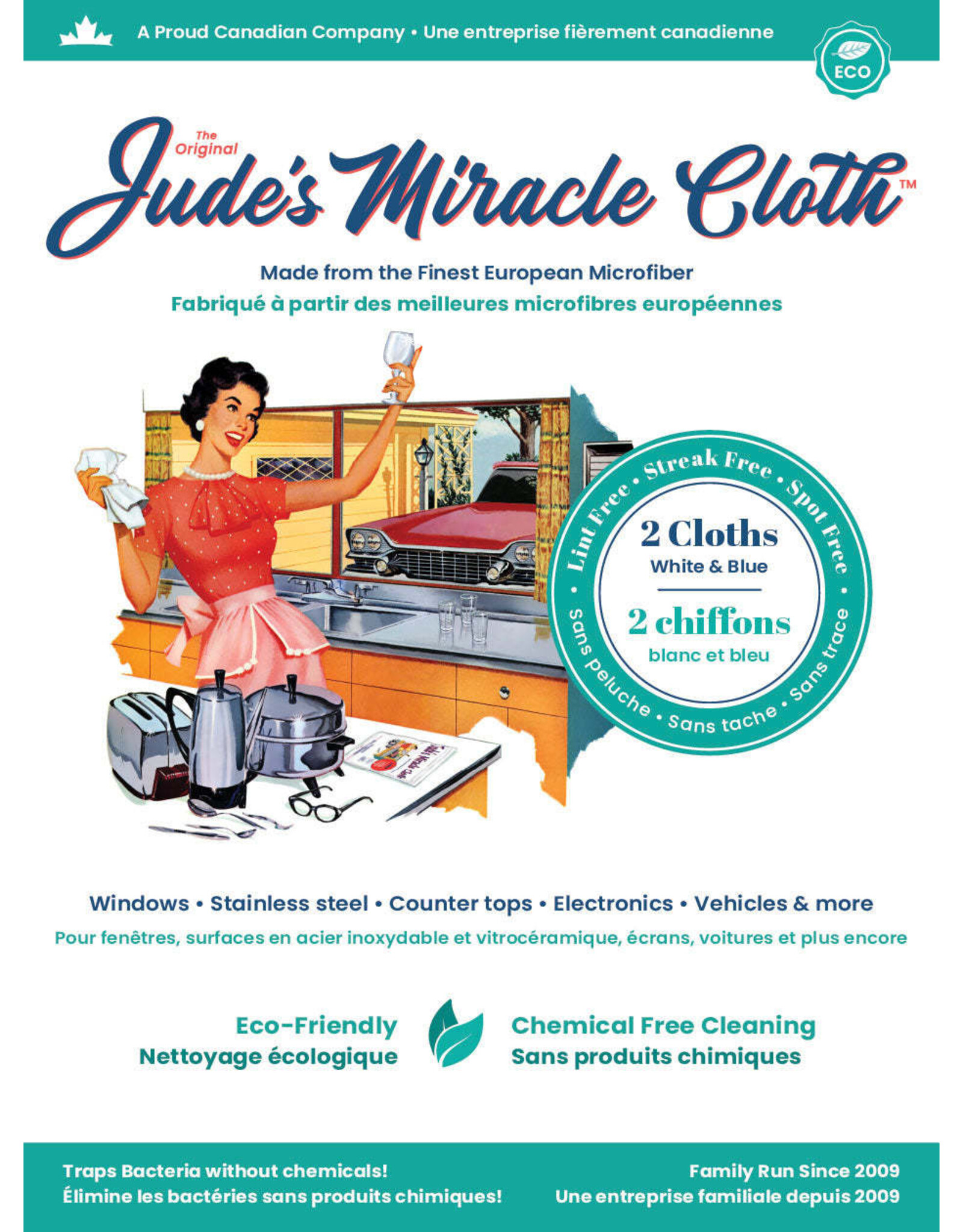 Jude's Miracle Cloth - 2Pack