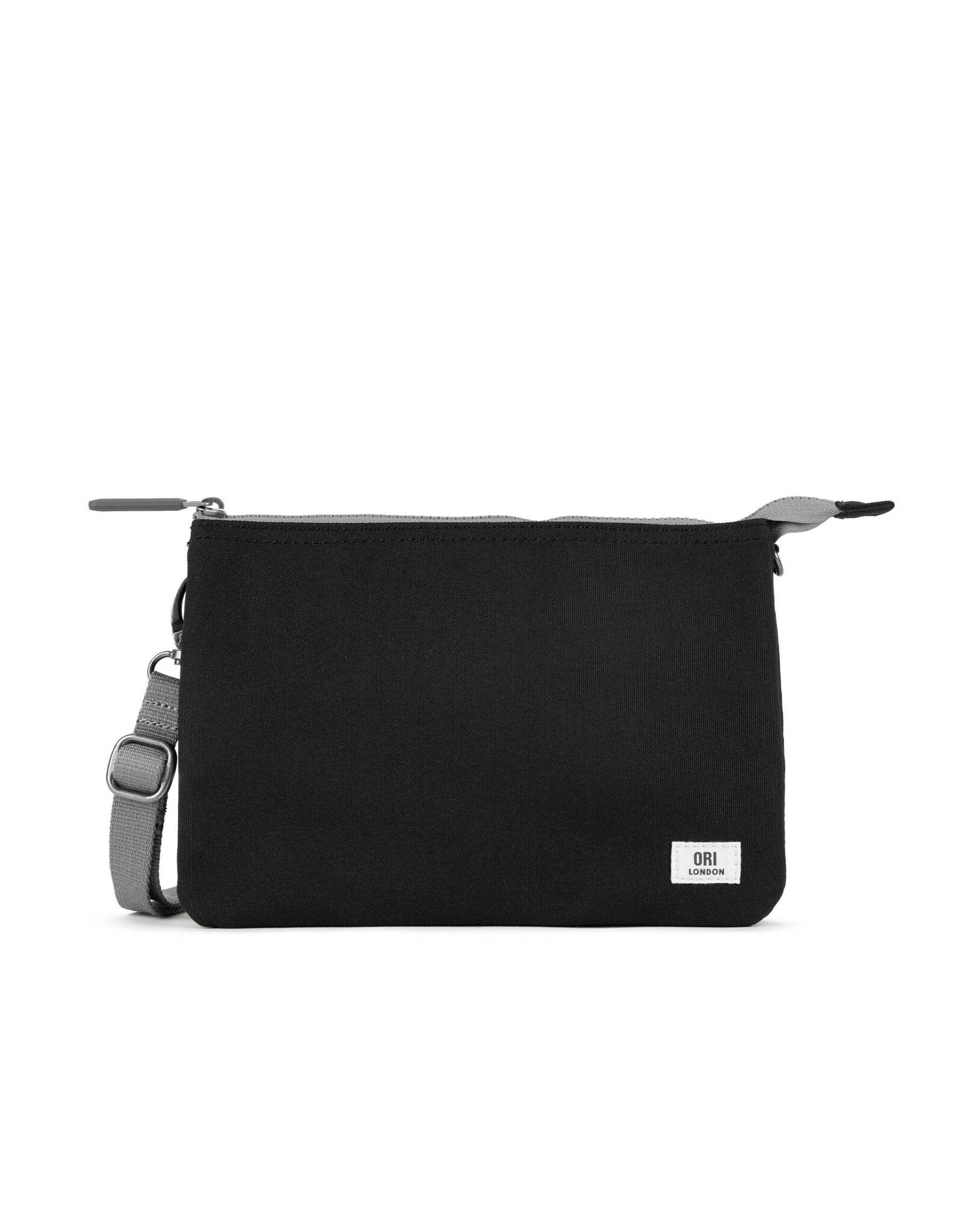 Ori London Carnaby Crossbody XL Recycled Canvas Bag - Ash