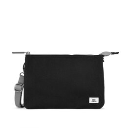 Ori London Carnaby Crossbody XL Recycled Canvas Bag - Ash