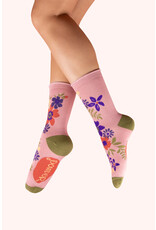 Powder Design Ankle Socks - Floral Spray-Candy