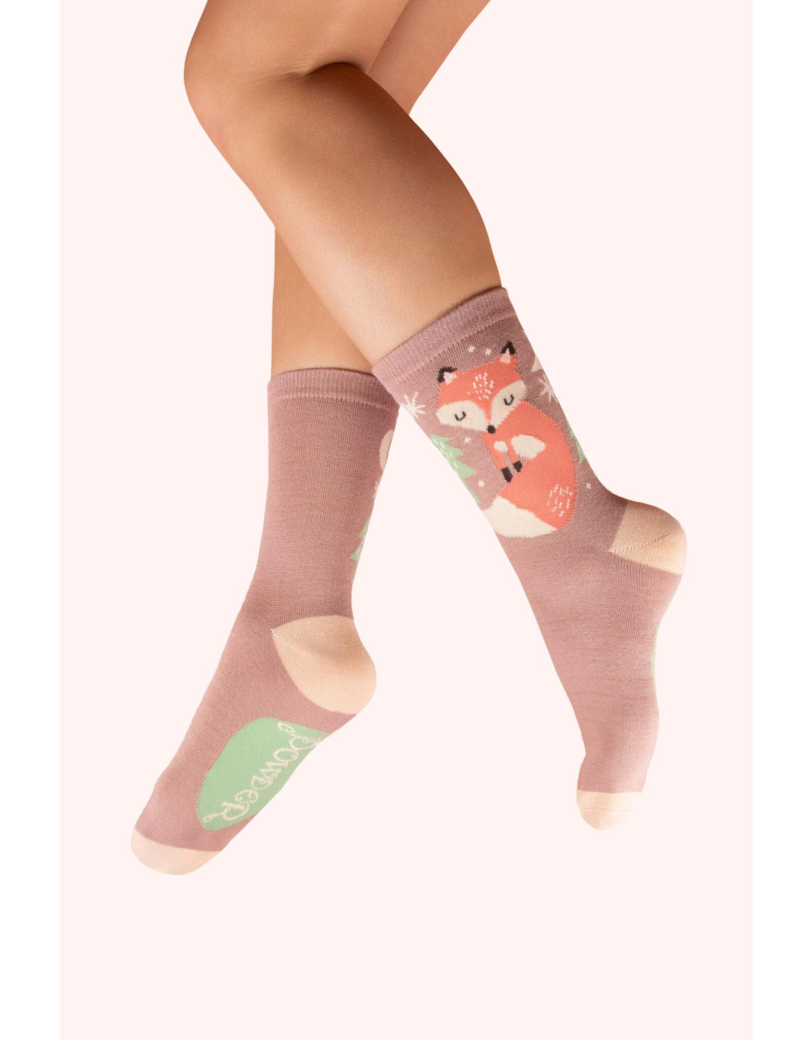 Powder Design Ankle Socks - Scandi Fox-Mocca