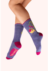 Powder Design Glitter Ankle Socks - Robin