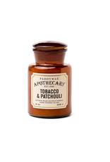 Tobacco & Patchouli - Amber Glass Apothecary Candle