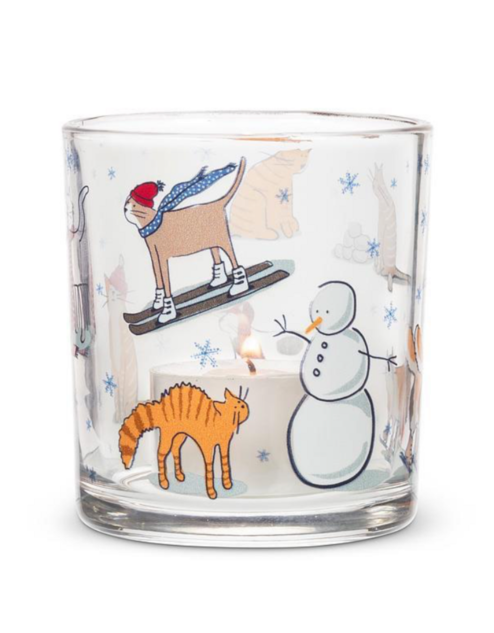 Winter Cats Votive