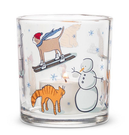 Winter Cats Votive