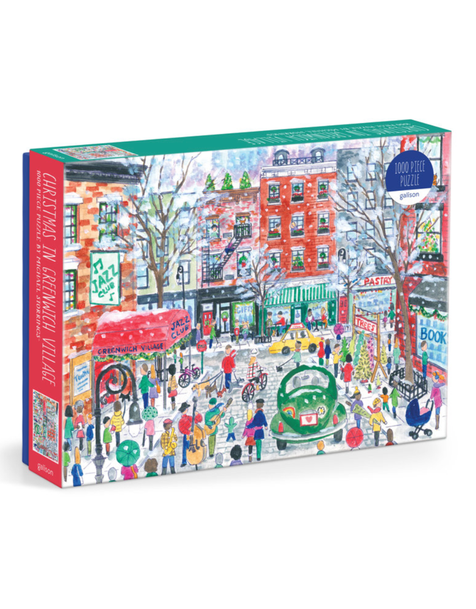 Christmas in Greenwich Village 1000 Piece Puzzle