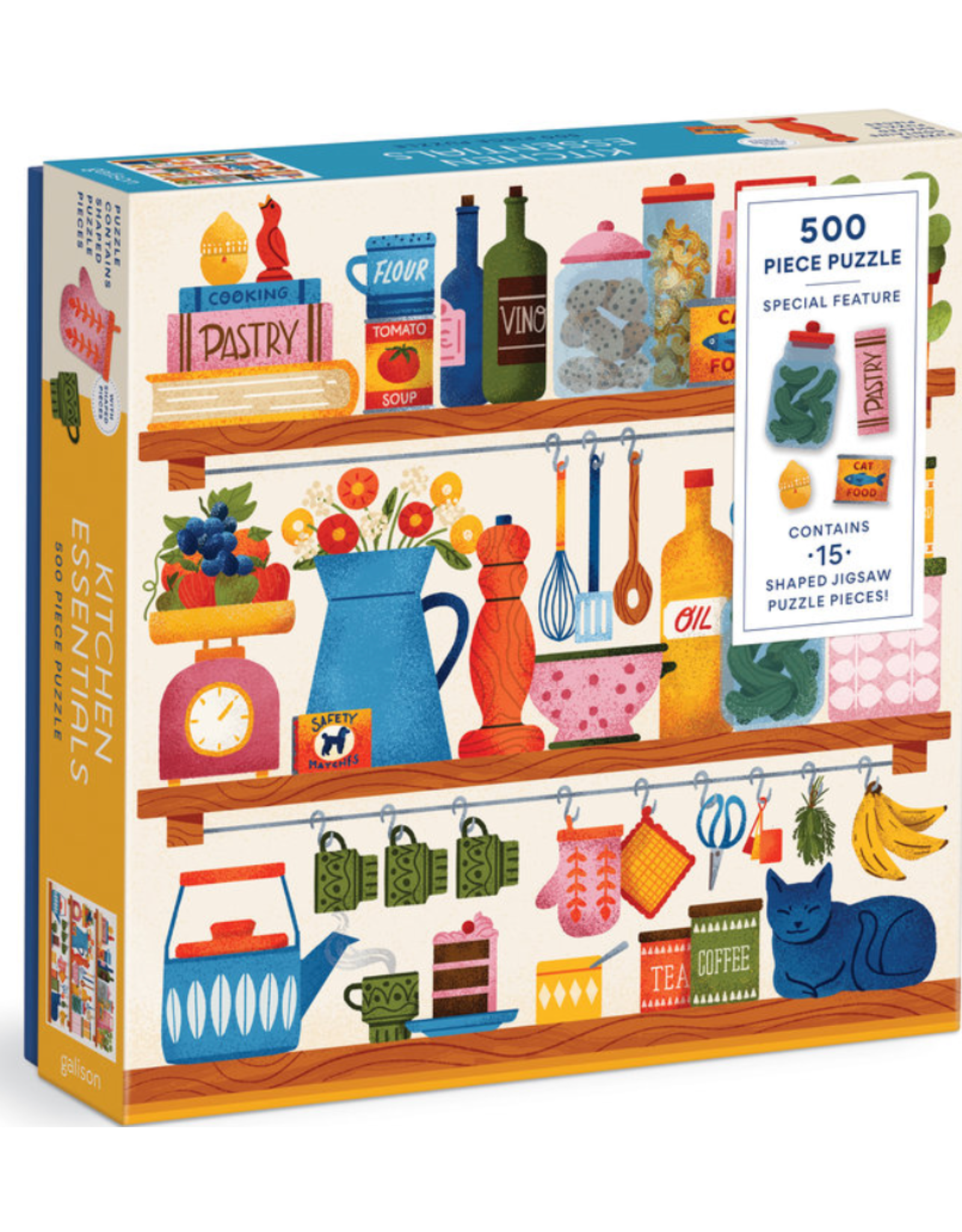 Kitchen Essentials - 500 Piece Puzzle with Shaped Pieces
