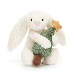 Bashful Bunny With Christmas Tree