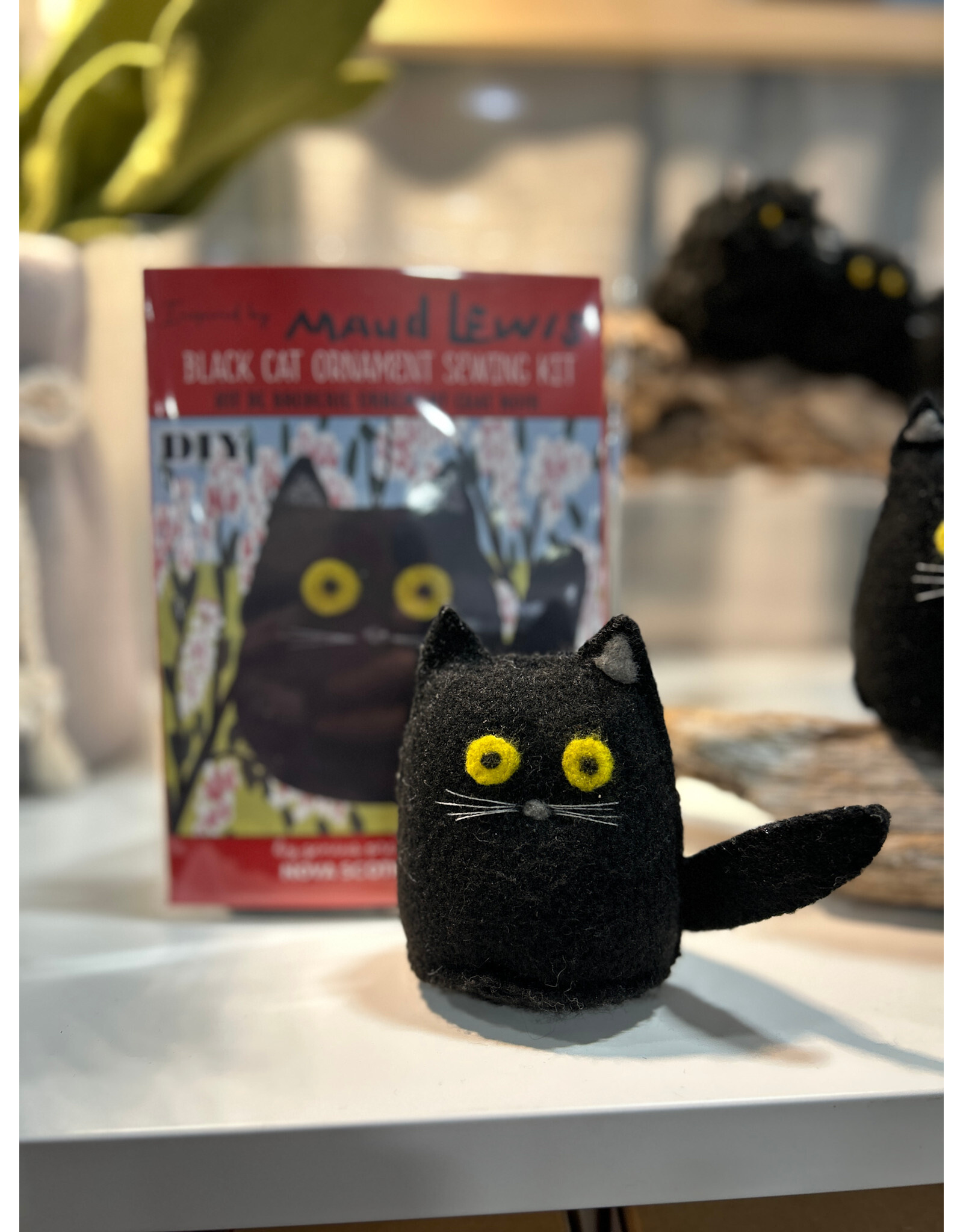 Genius Premium Craft DIY Single Black Cat Sewing Kit