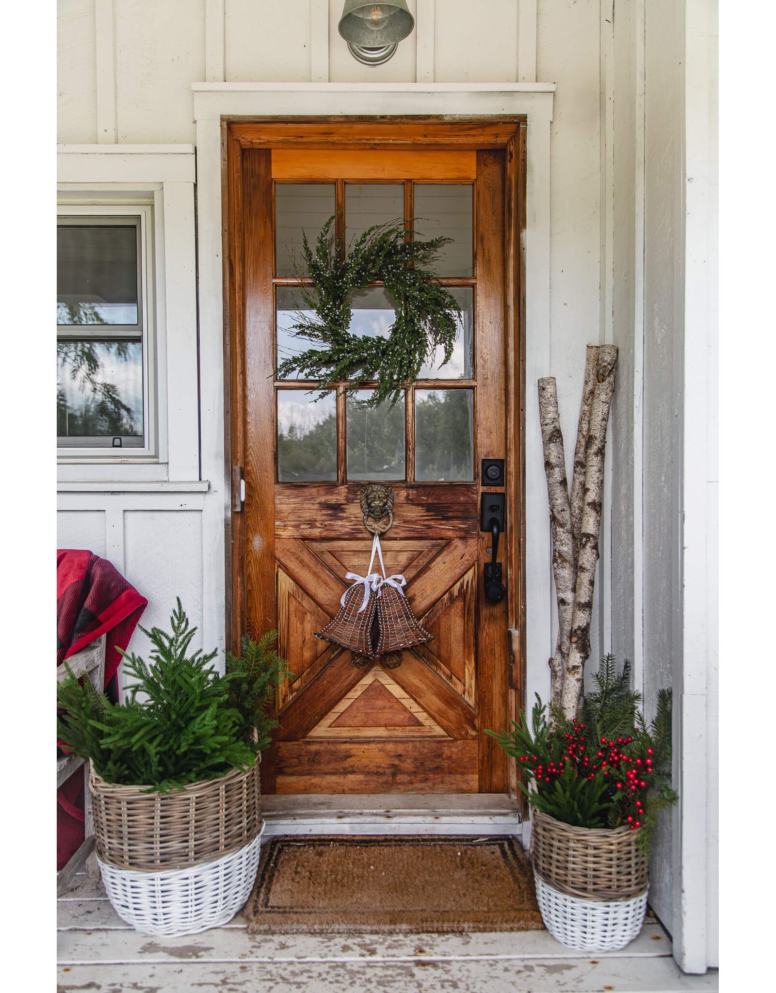 Willow Bell With White Ribbon