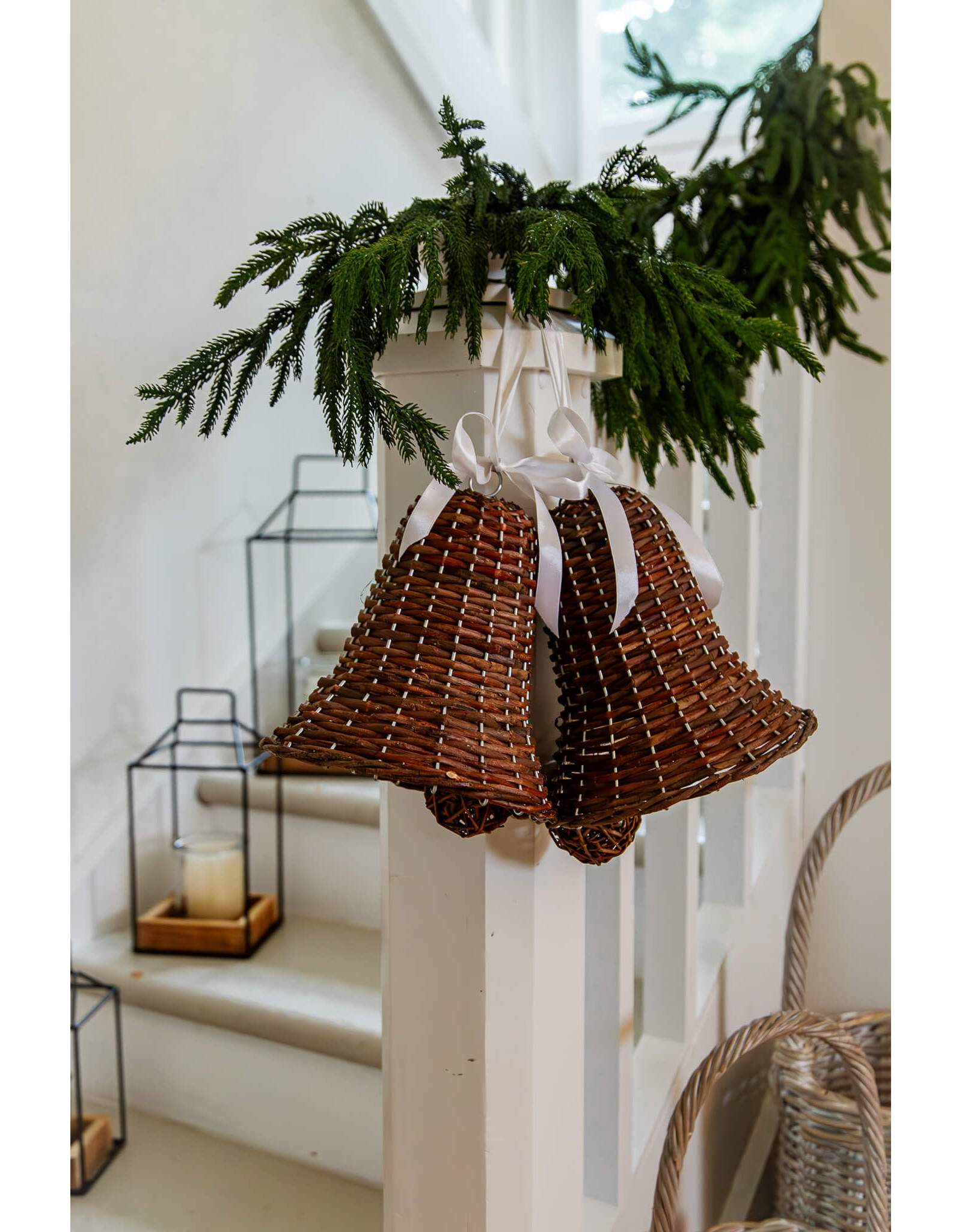 Willow Bell With White Ribbon