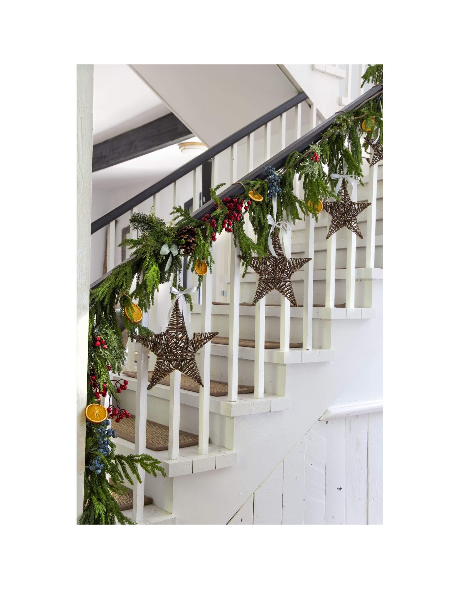 Willow Star With White Ribbon