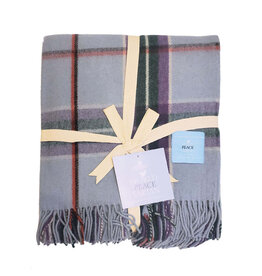 Patrick King Woollen Co. PK Highland Wool Throw - World Peace Tartan