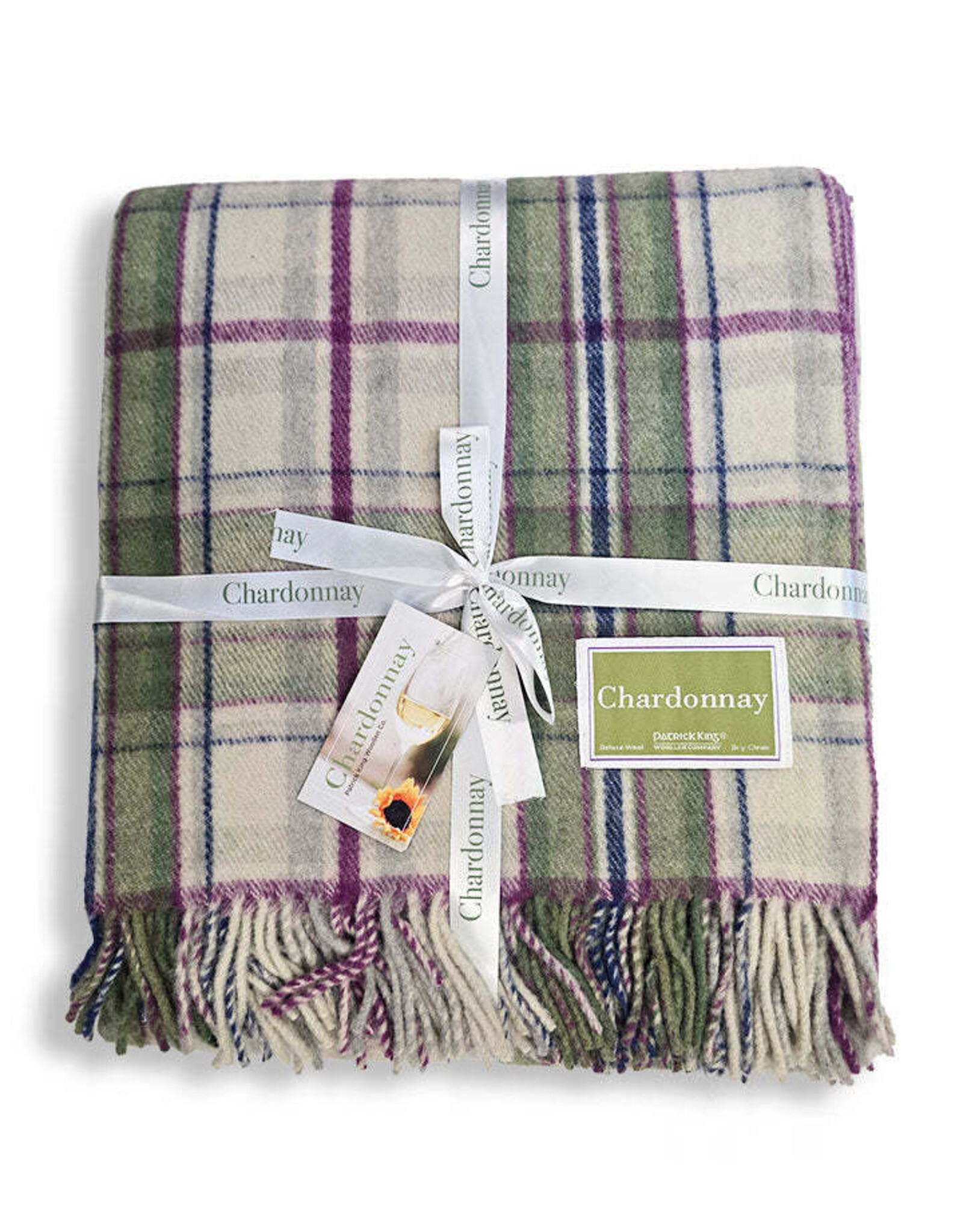 Patrick King Woollen Co. PK Highland Wool Throw - Chardonnay