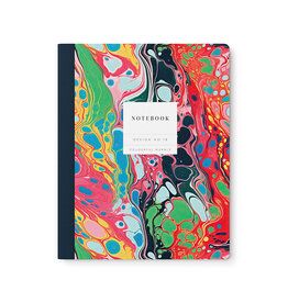 Ohh Deer Design No.18 Colourful Marble Notebook