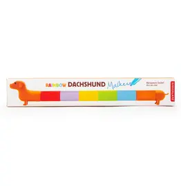 Rainbow Dachshund Markers