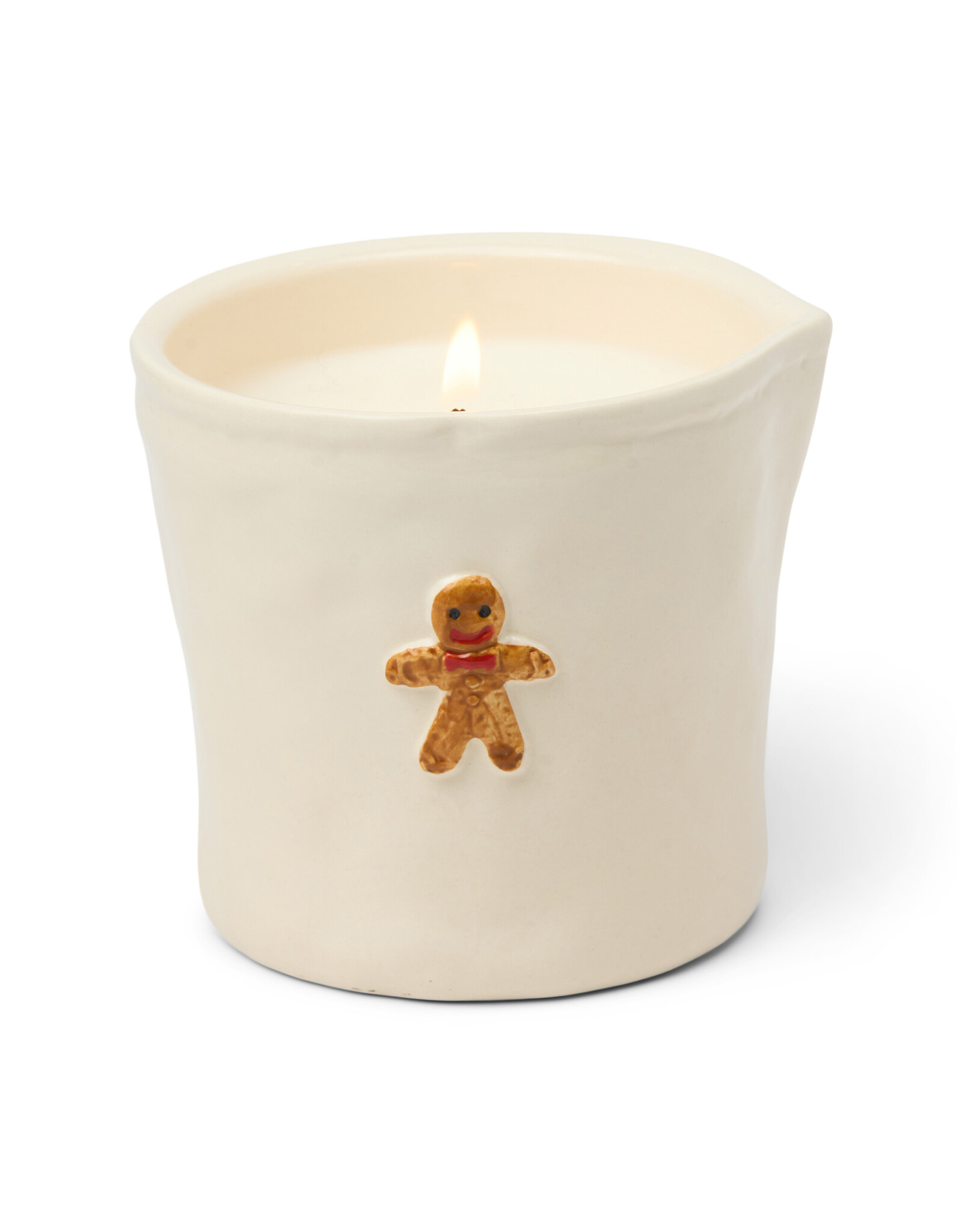 8oz Bistro White Ceramic - Gingerbread