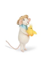 Straw Hat Mouse w Chick