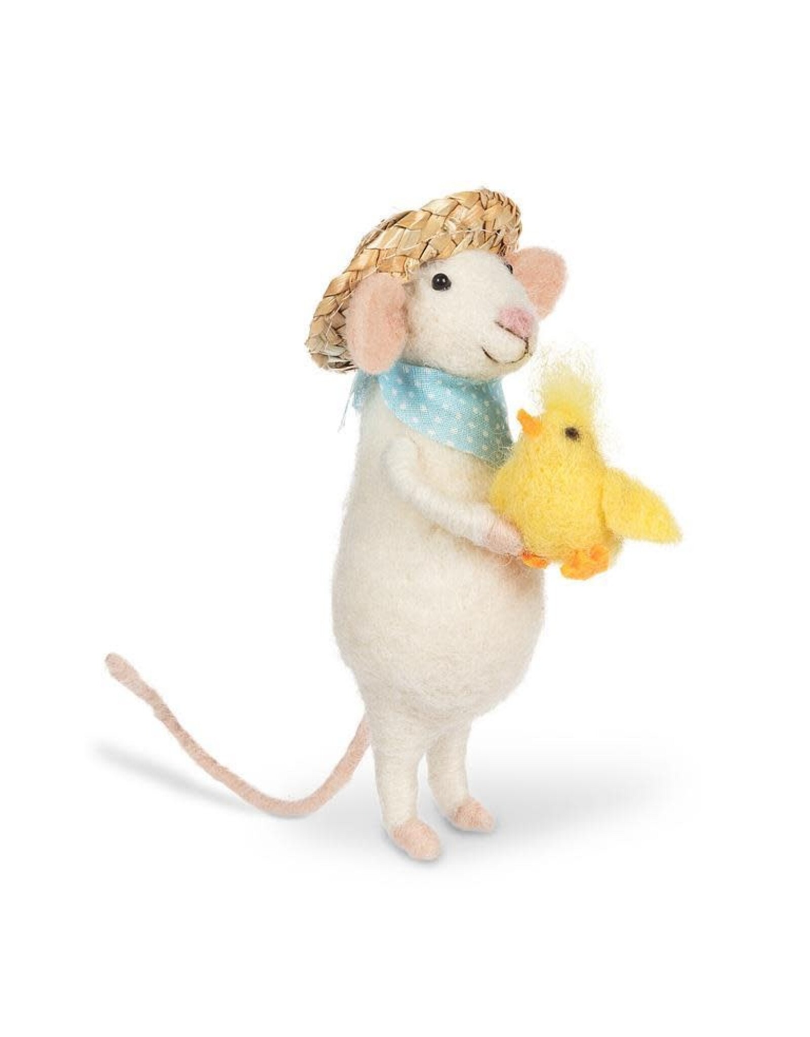 Straw Hat Mouse w Chick