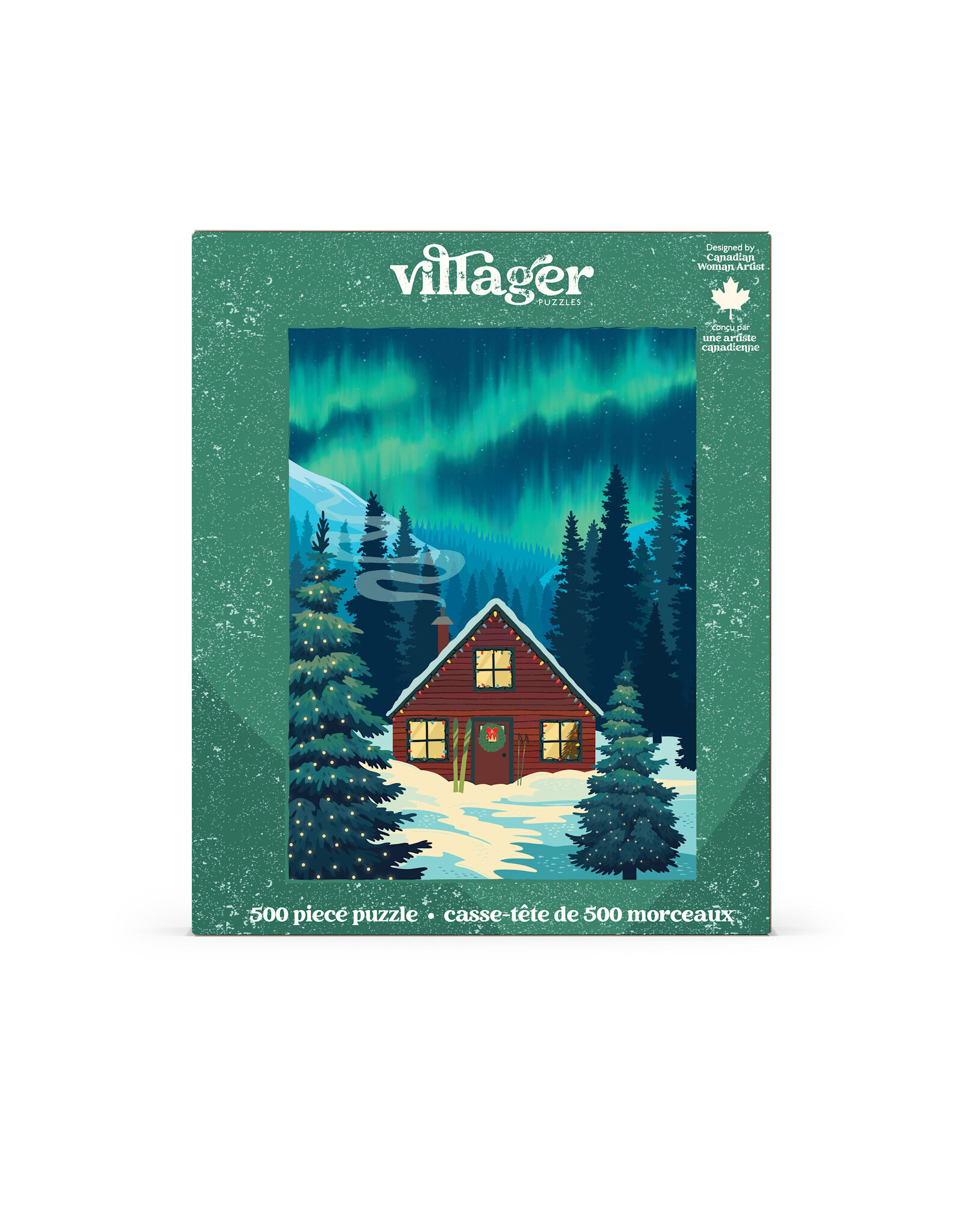 Villager Puzzles Northern Cabin 500 Piece Puzzle