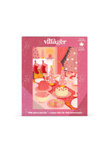 Villager Puzzles Pink Christmas 500 Piece Puzzle