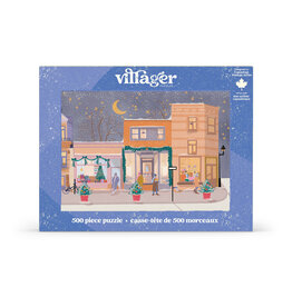 Villager Puzzles Holiday Streets 500 Piece Puzzle