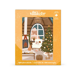 Villager Puzzles Fireside Christmas - 1000 Piece Puzzle