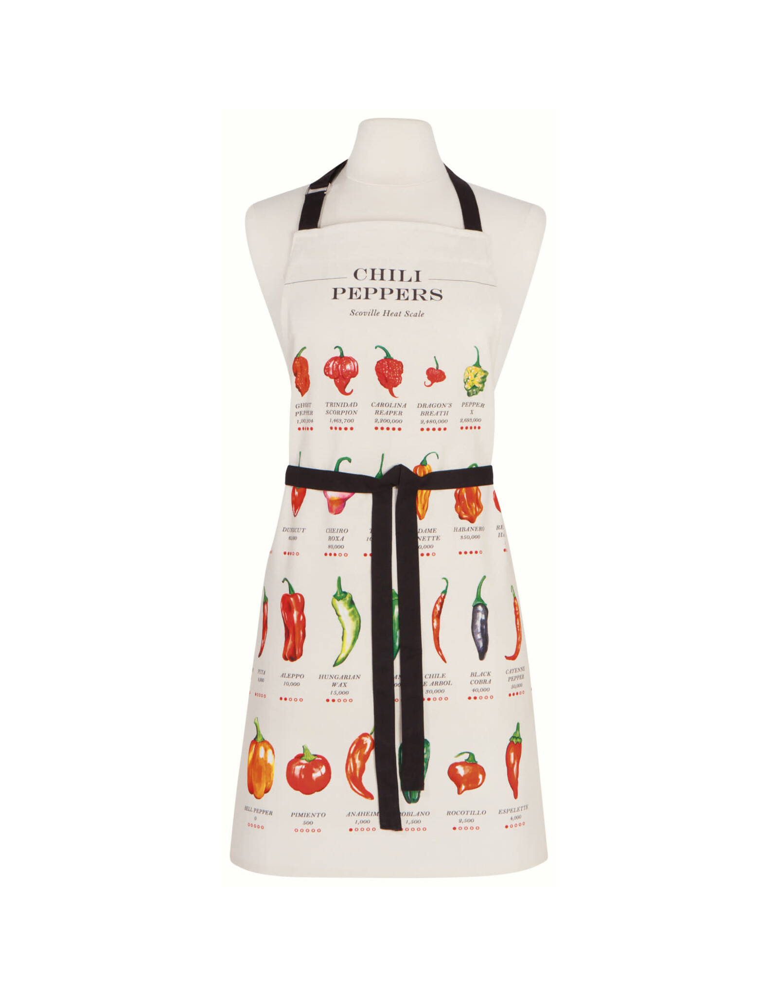Chili Pepper Fine Print Apron