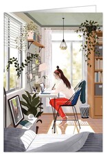 Just Because - Girl With Computer