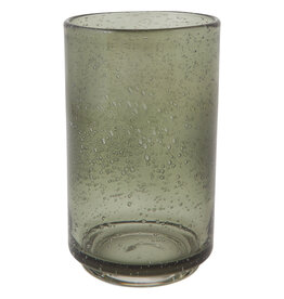 Bubbled Glass 17 oz - Agave - Set/4